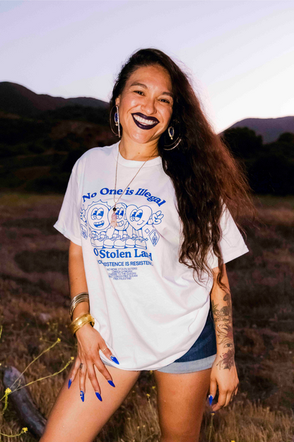 "No one is Illegal on Stolen Land" T-Shirt